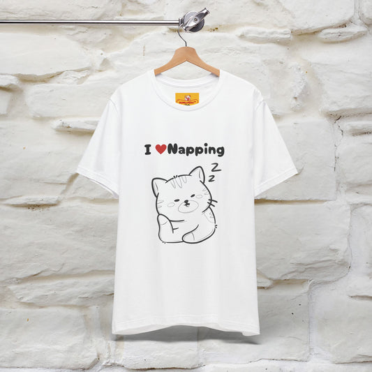 "I Love Napping" Cat T-Shirt | Nunu&Miao Studio - Nunu&Miao Studio