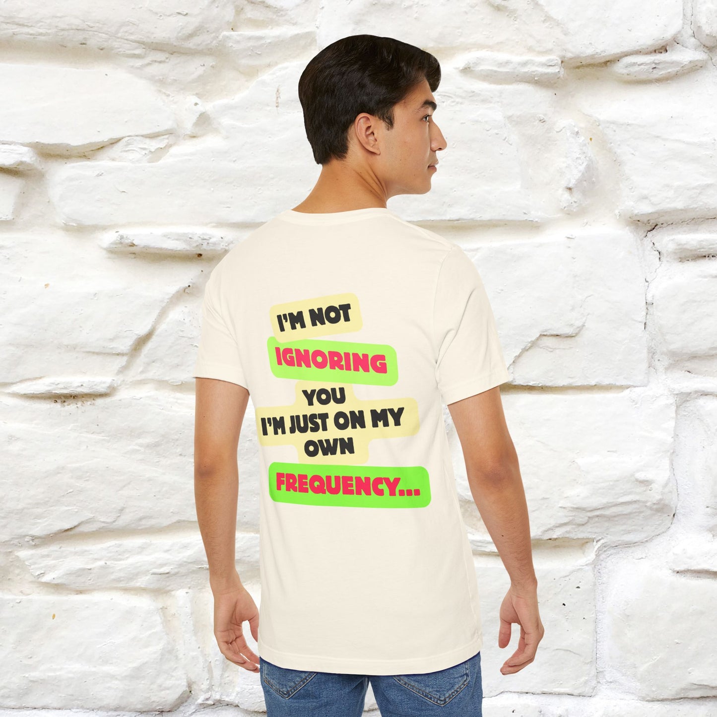 "I'm Not Ignoring You. I'm Just  .. " Cat T-Shirt | Front & Back Design | Nunu&Miao Studio