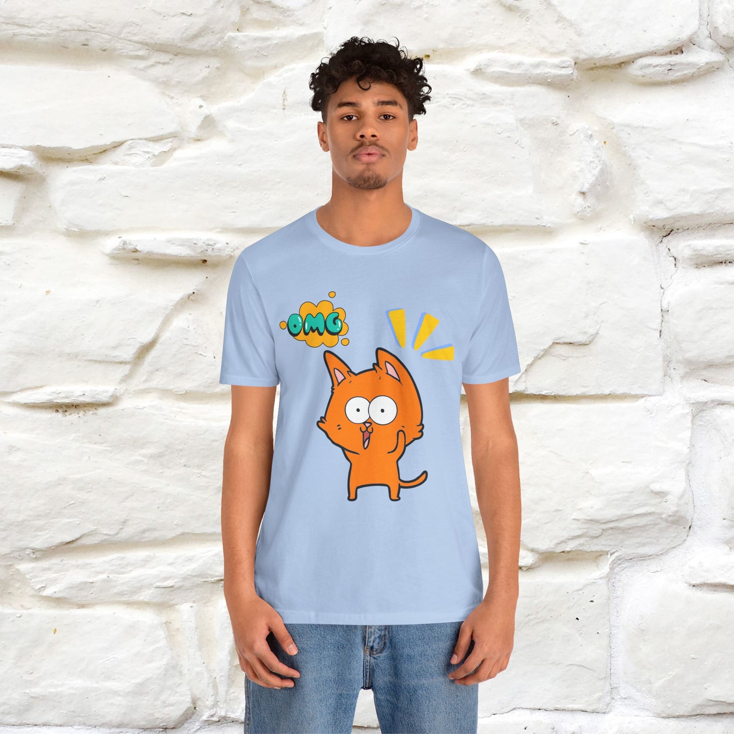 ''Oh My God'' Cat T-Shirt | Nunu&Miao Studio