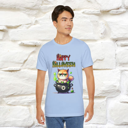 "Angry Cat Happy Halloween" Cat  T-shirt |Nunu&Miao Studio