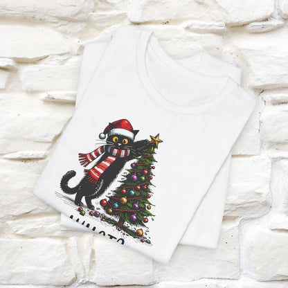 What? Cattitude Cat Christmas Shirt for Men & Women | 100% Cotton*