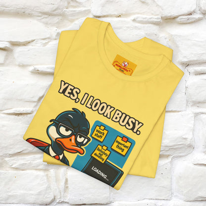 ''Yes, I Look Busy. No I'm Not.''|  Sarcastic Cat T-Shirt | Nunu&Miao Studio
