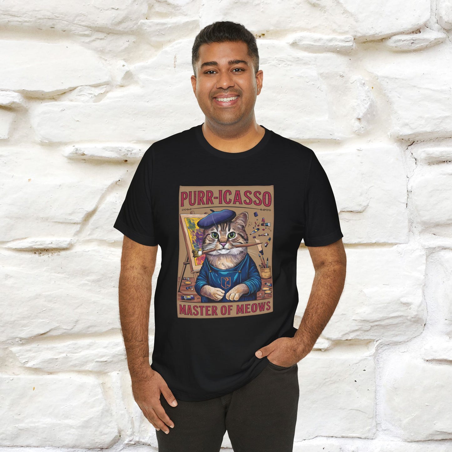 ''Purr-Icasso Masters Of Meows'' | CatT-Shirt | Nunu&Miao Studio