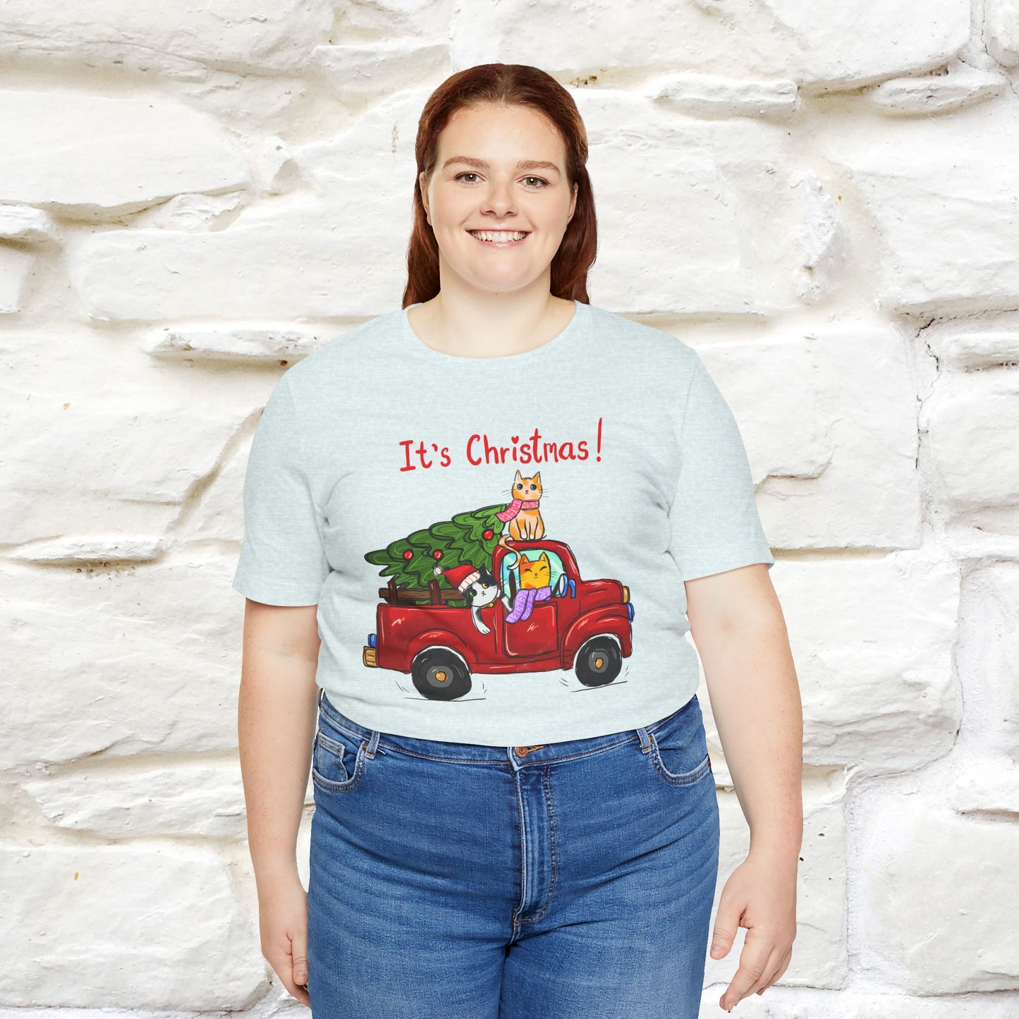 It's Christmas | Festive Cat Christmas Shirt for Men & Women | 100% Cotton*