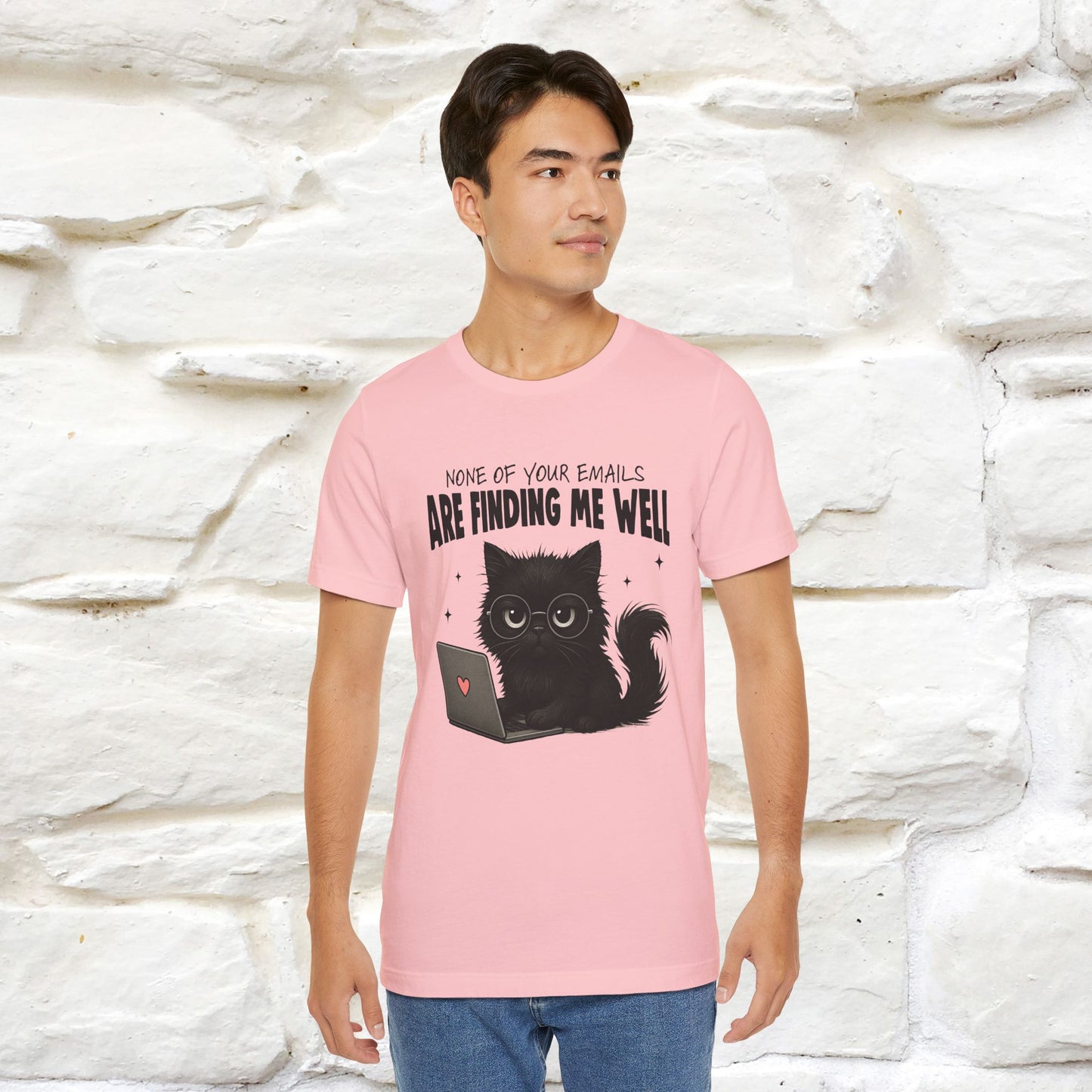 "None of your Emails Are Finding Me Well" Cat T-Shirt | Nunu&Miao Studio