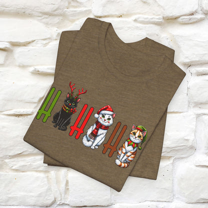 Hi Hi Hi Christmas T-Shirt | Festive Cat Christmas Shirt for Men & Women | 100% Cotton*