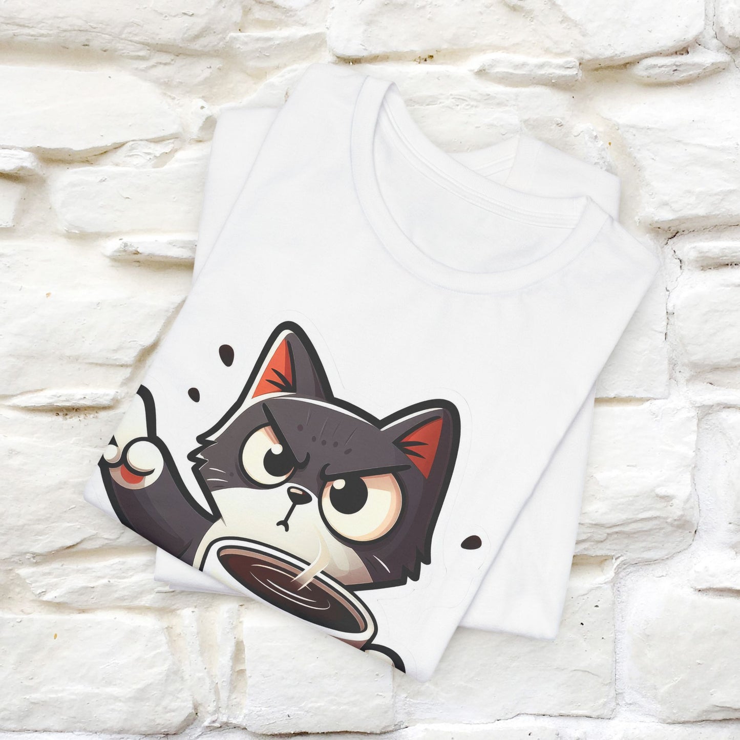 "What" Cat T-Shirt for Men & Women | 100% Cotton* | Cattitude Tee