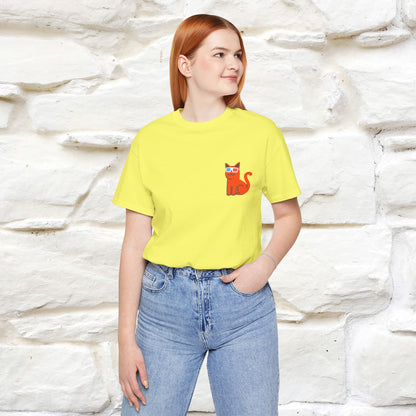 "See the Good in Yourself and Others" Cat T-Shirt | Front & Back Design | Nunu&Miao Studio