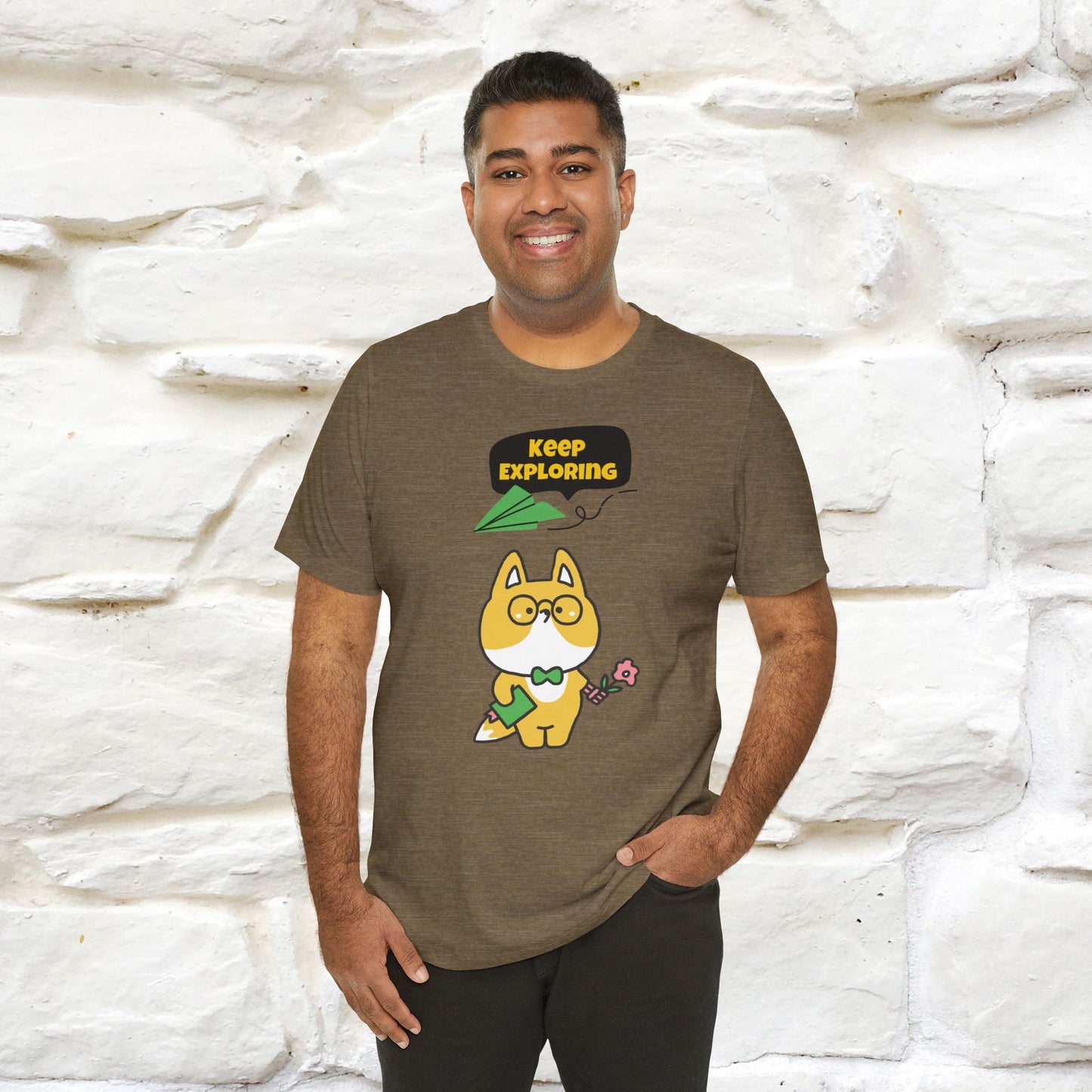 Keep Exploring T-Shirt for Men | 100% Cotton* Adventure Tee