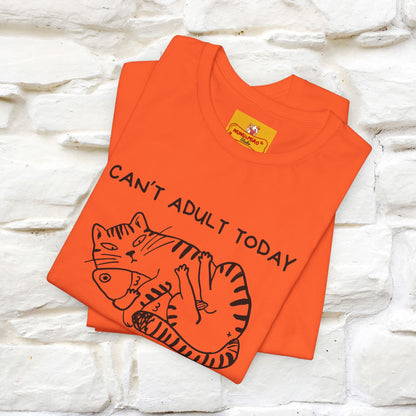 "Can't Adult Today" |Cat T-Shirt | Nunu&Miao Studio