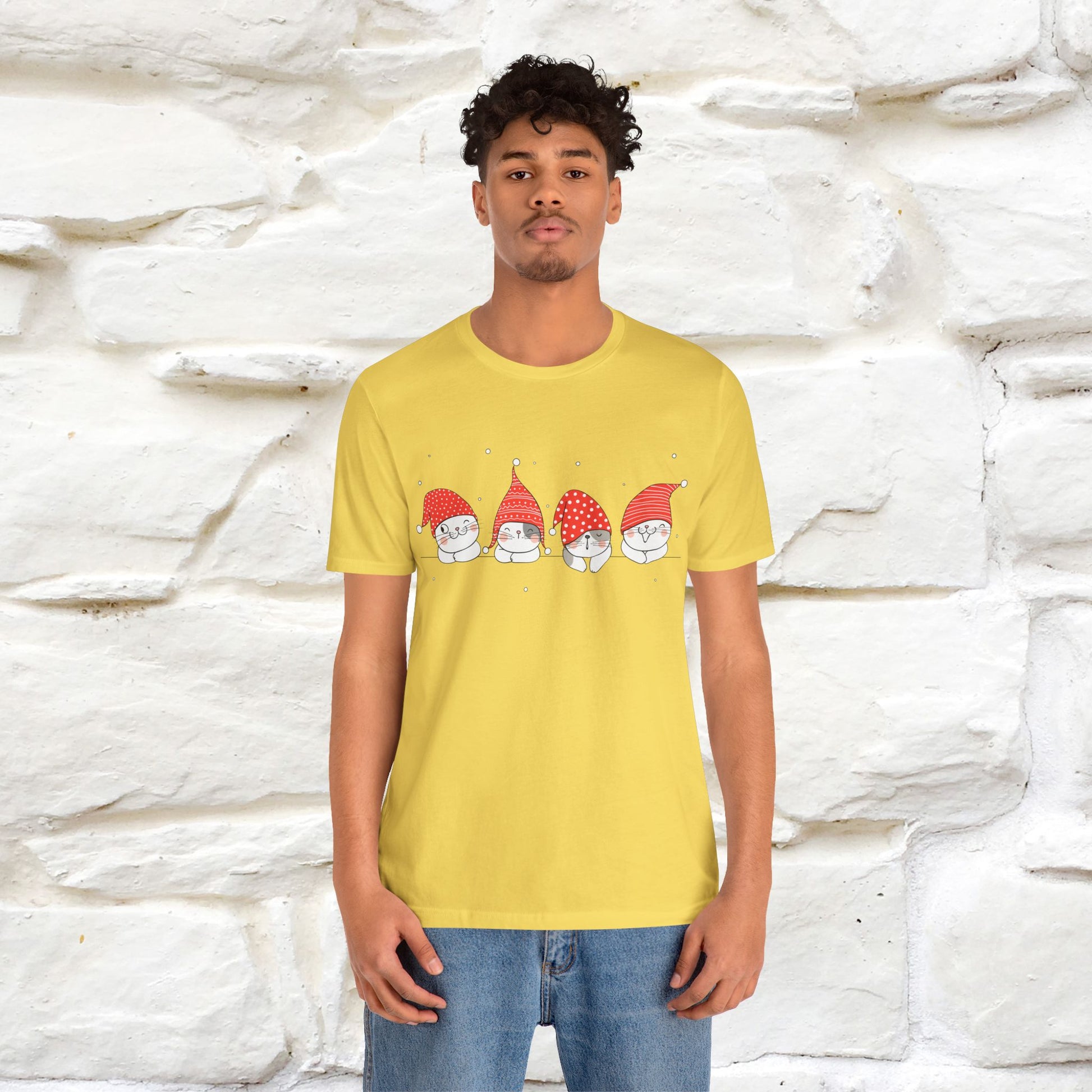 ''Christmas Cute'' |Cats T-shirt | Nunu&Miao Studio - Nunu&Miao Studio