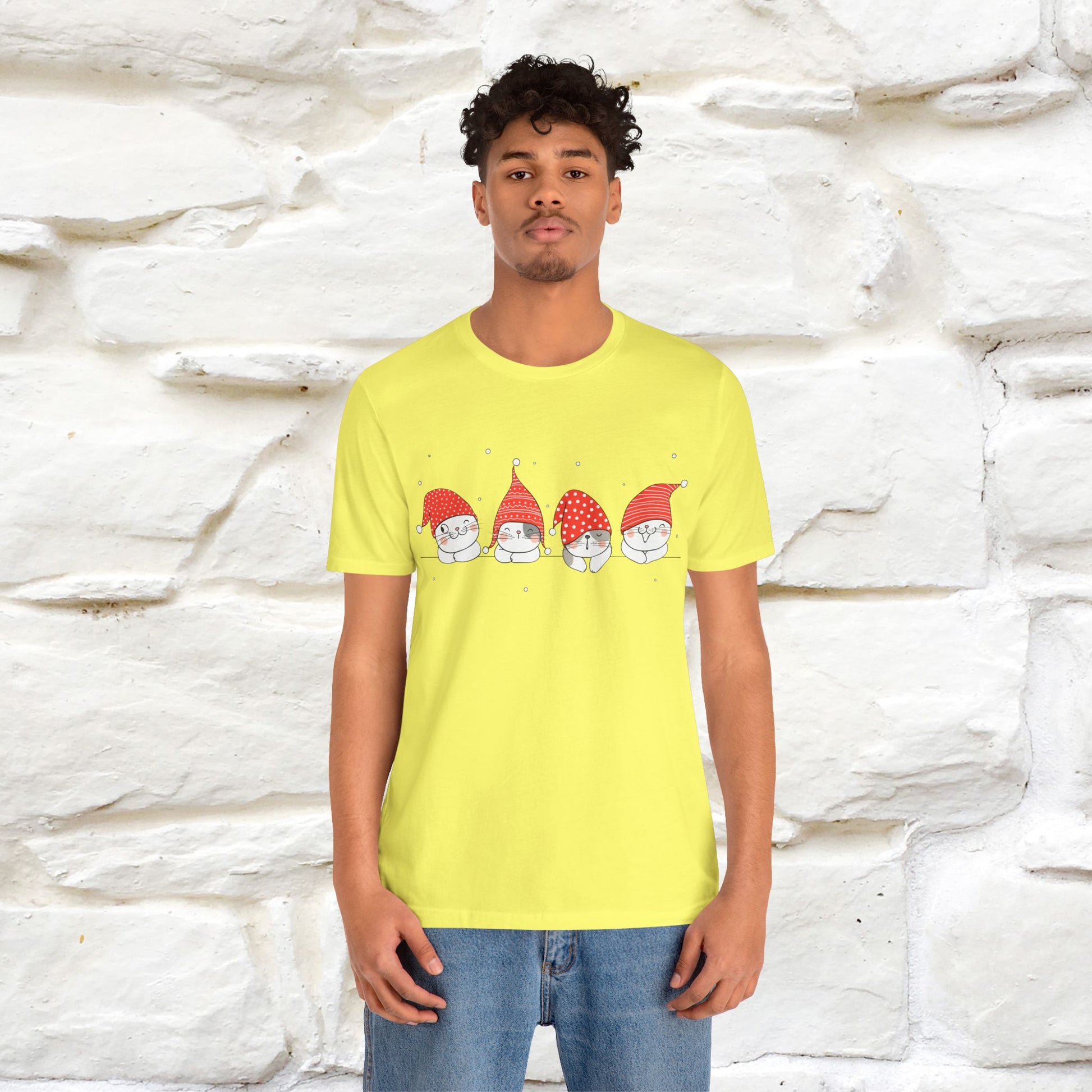 ''Christmas Cute'' |Cats T-shirt | Nunu&Miao Studio - Nunu&Miao Studio