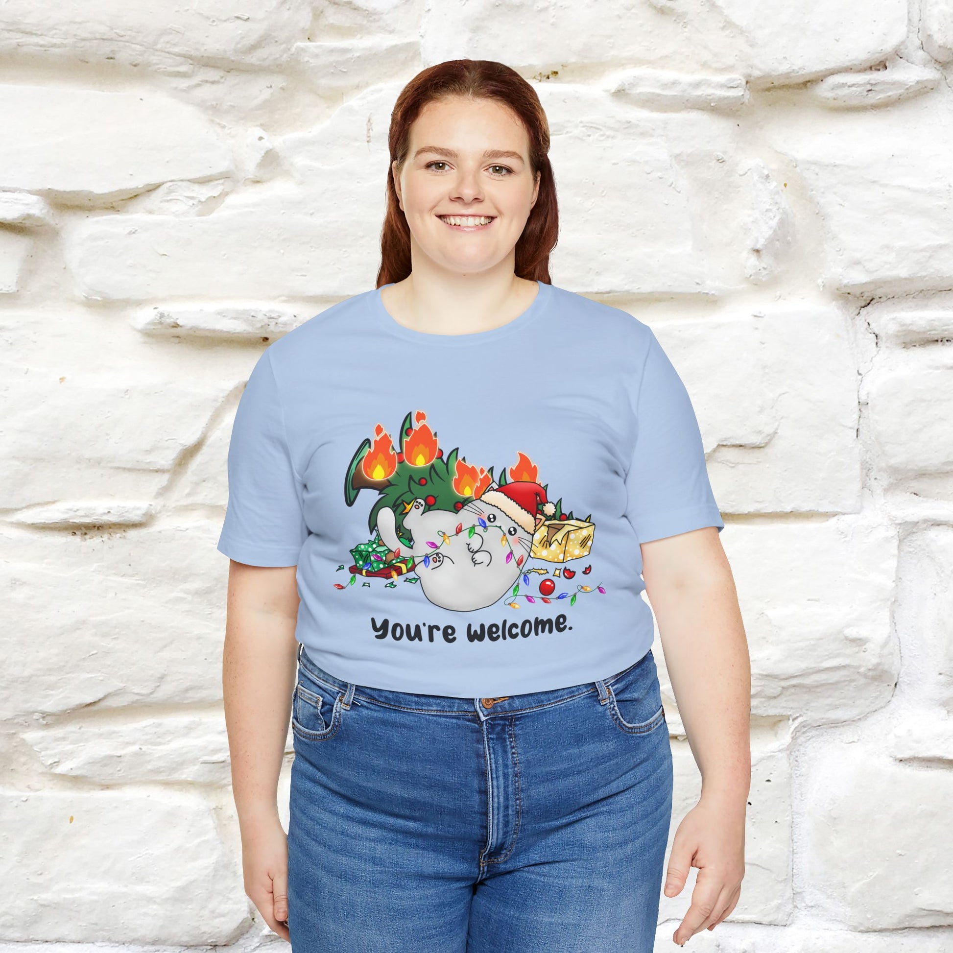 You're Welcome | Sarcastic Cat Christmas Shirt  |Nunu&Miao Studio - Nunu&Miao Studio