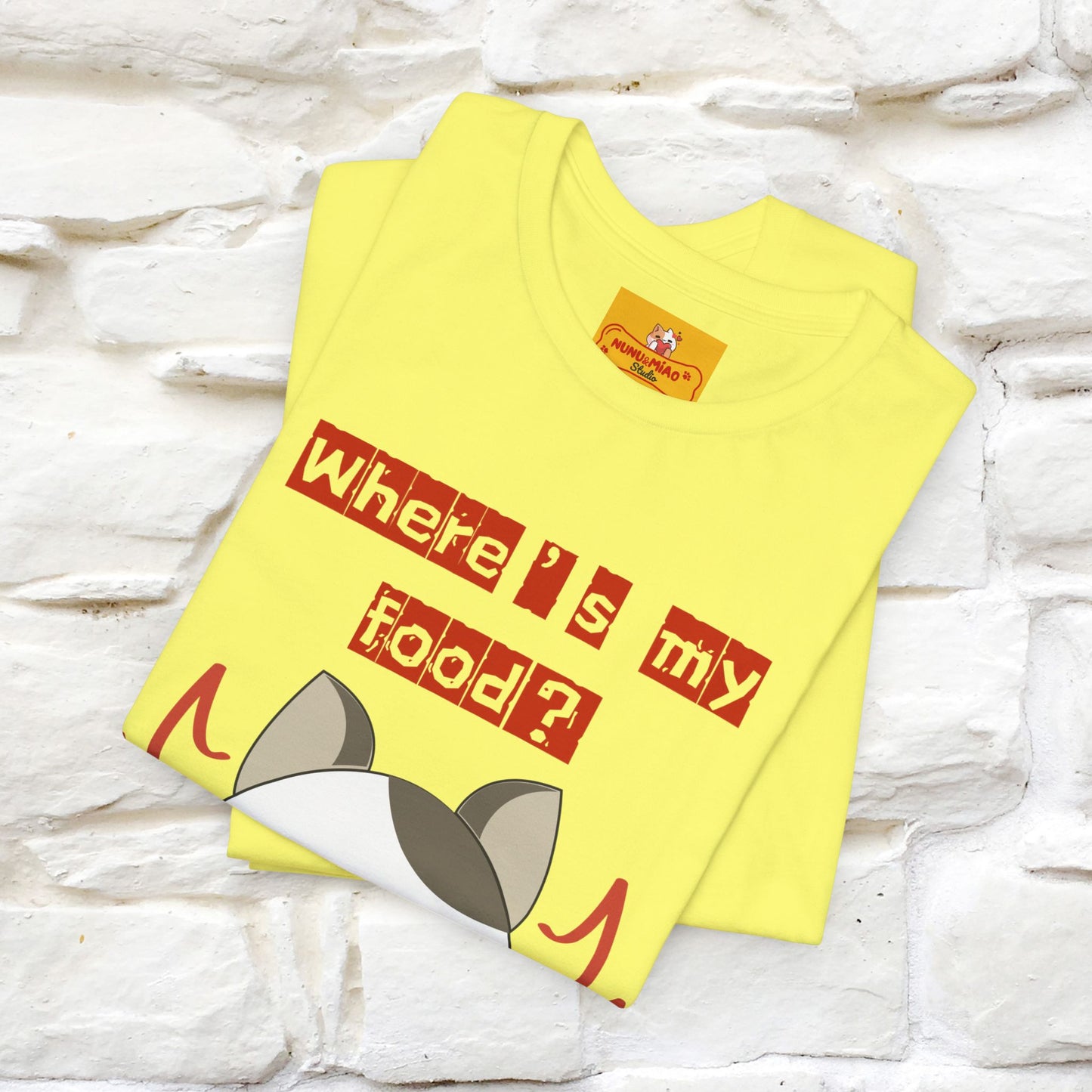 ''Where Is My ....?"  Cat T-shirt| Nunu&Miao Studio