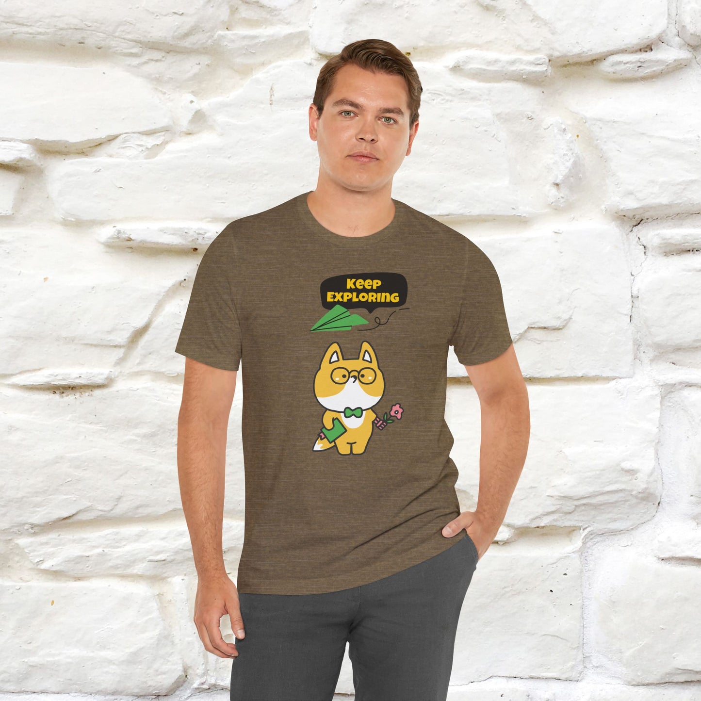 Keep Exploring T-Shirt for Men | 100% Cotton* Adventure Tee