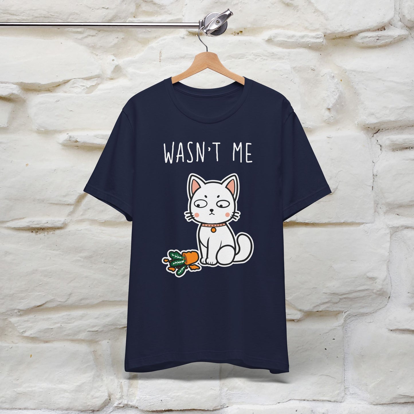 "Wasn't Me" Cat T-shirt for Men & Women | 100% Cotton 🐾