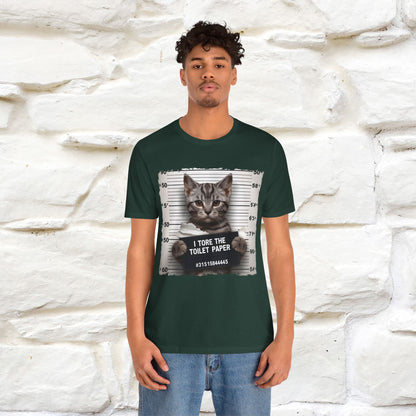 ''I Tore The Toilet Paper'' | Funny Cat T-Shirt | Nunu&Miao Studio