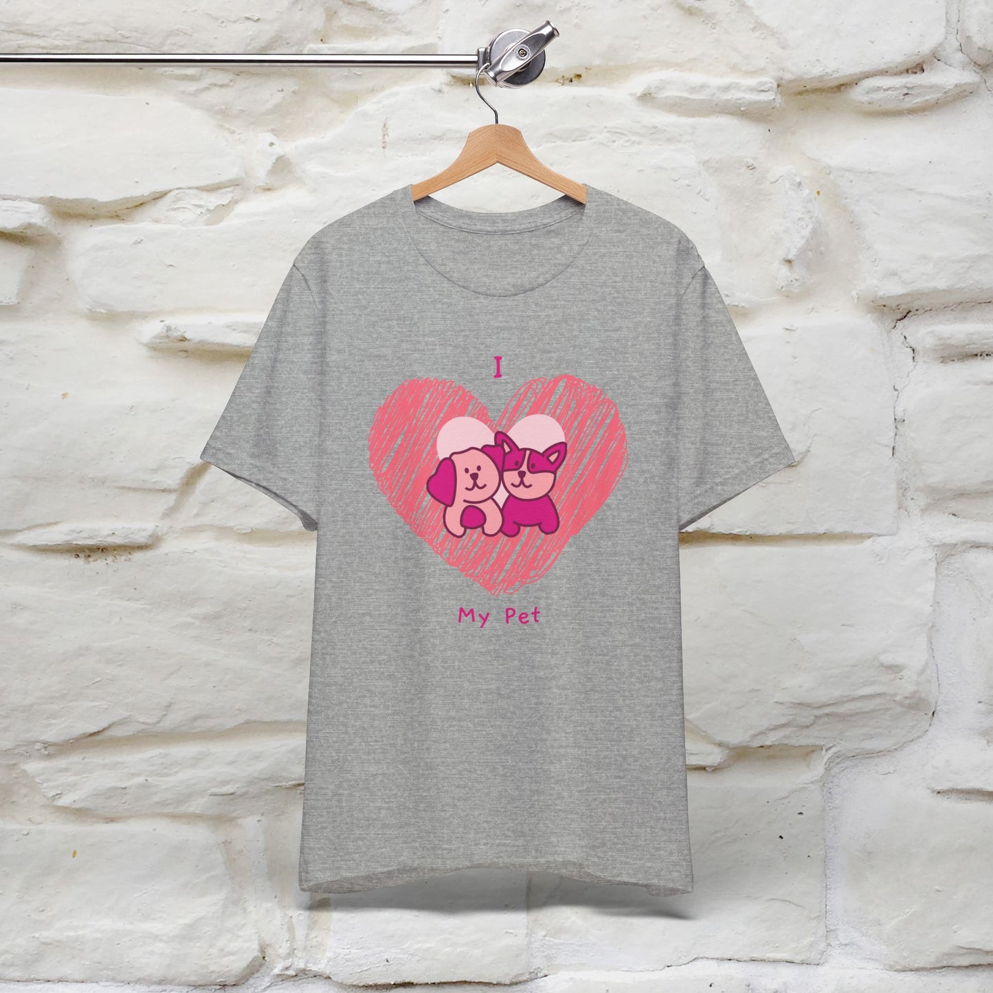 "I Love My Pet" Cat T-Shirt for Men & Women | 100% Cotton* | Celebrate Your Furry Friends