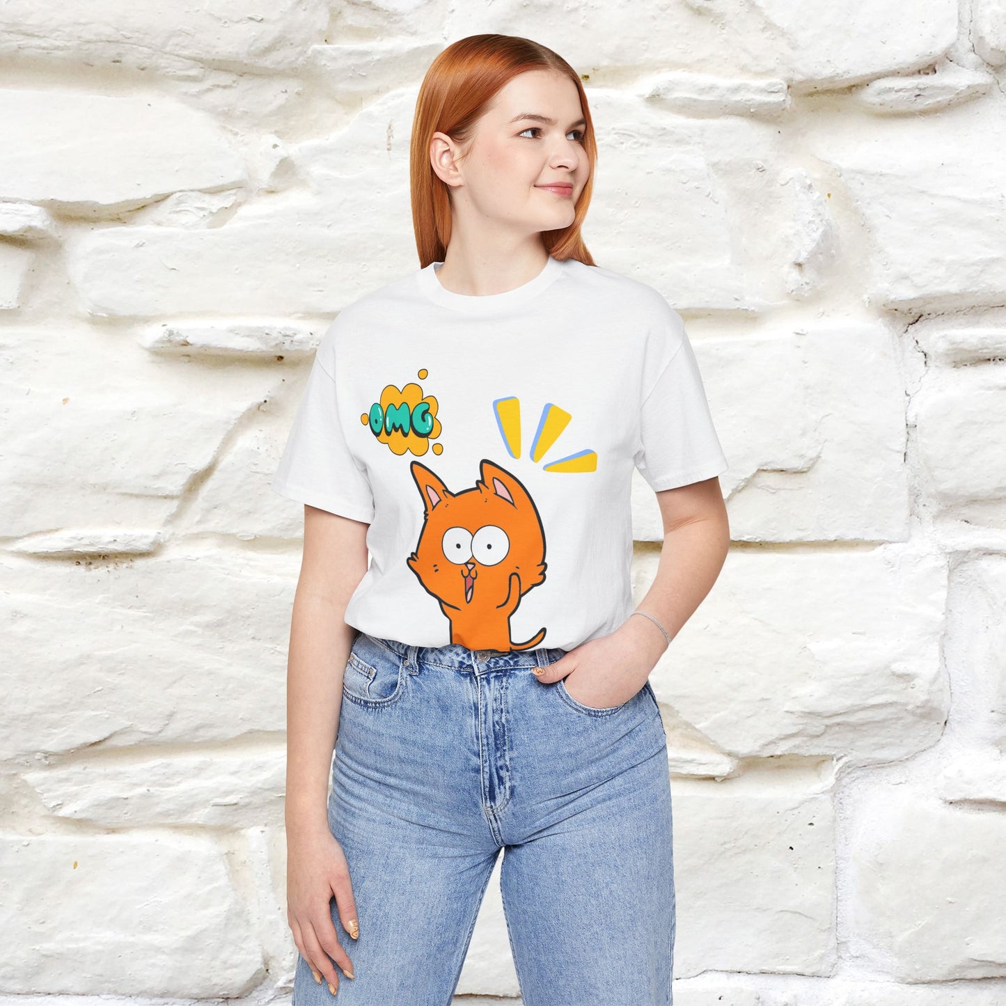 ''Oh My God'' Cat T-Shirt | Nunu&Miao Studio - Nunu&Miao Studio