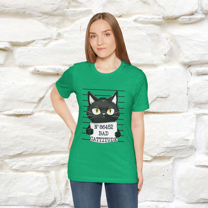 "Bad Cattitude" T-Shirt for Men & Women | 100% Cotton*