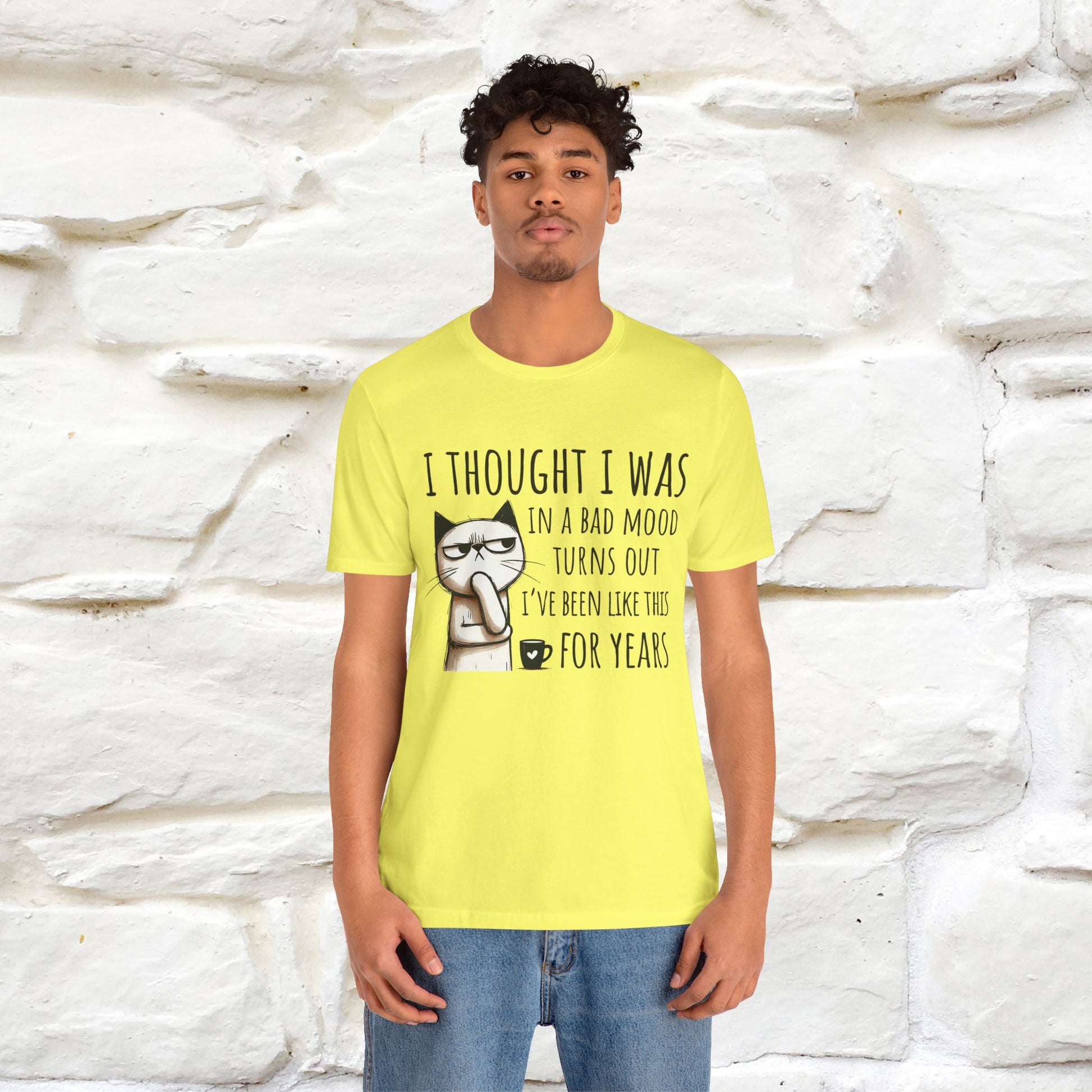 "I Thought I was In A Bad Mood.. " Cat  T-shirt |Nunu&Miao Studio - Nunu&Miao Studio