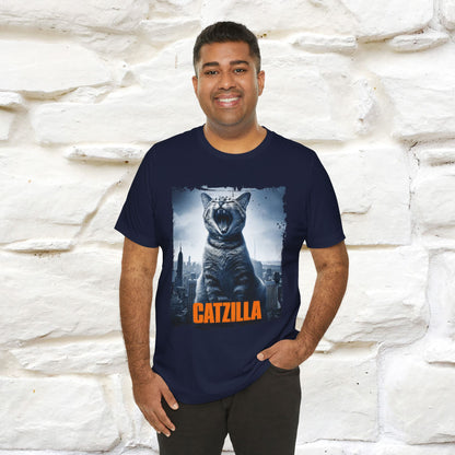 Catzilla T-Shirt | Fun Monster Cat Tee for Men & Women | 100% Cotton*