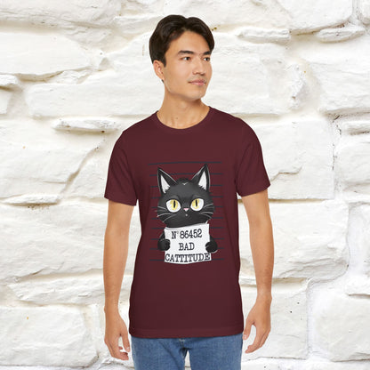 "Bad Cattitude" T-Shirt for Men & Women | 100% Cotton*