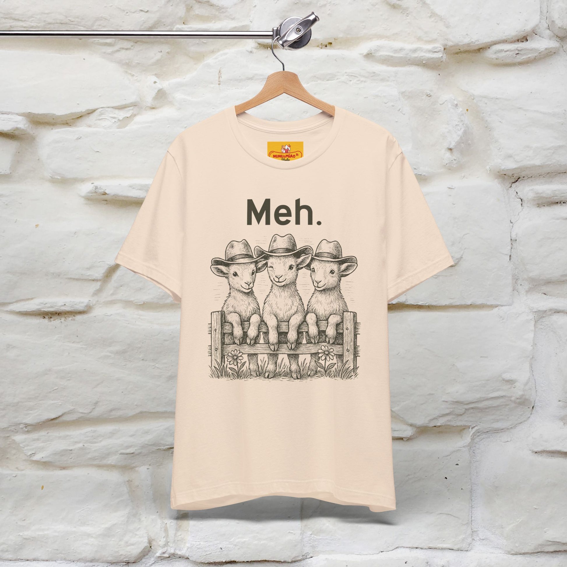 "Meh" Cute T-shirt |Nunu&Miao Studio - Nunu&Miao Studio
