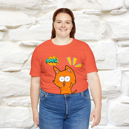 ''Oh My God'' Cat T-Shirt | Nunu&Miao Studio