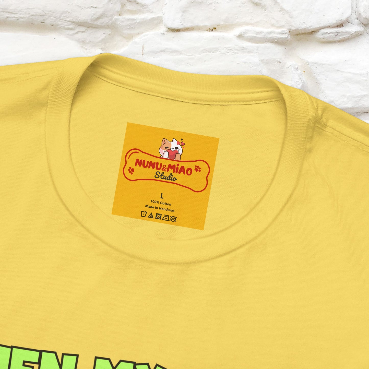 "When My Sister Cooks" Funny Cat  T-shirt |Nunu&Miao Studio