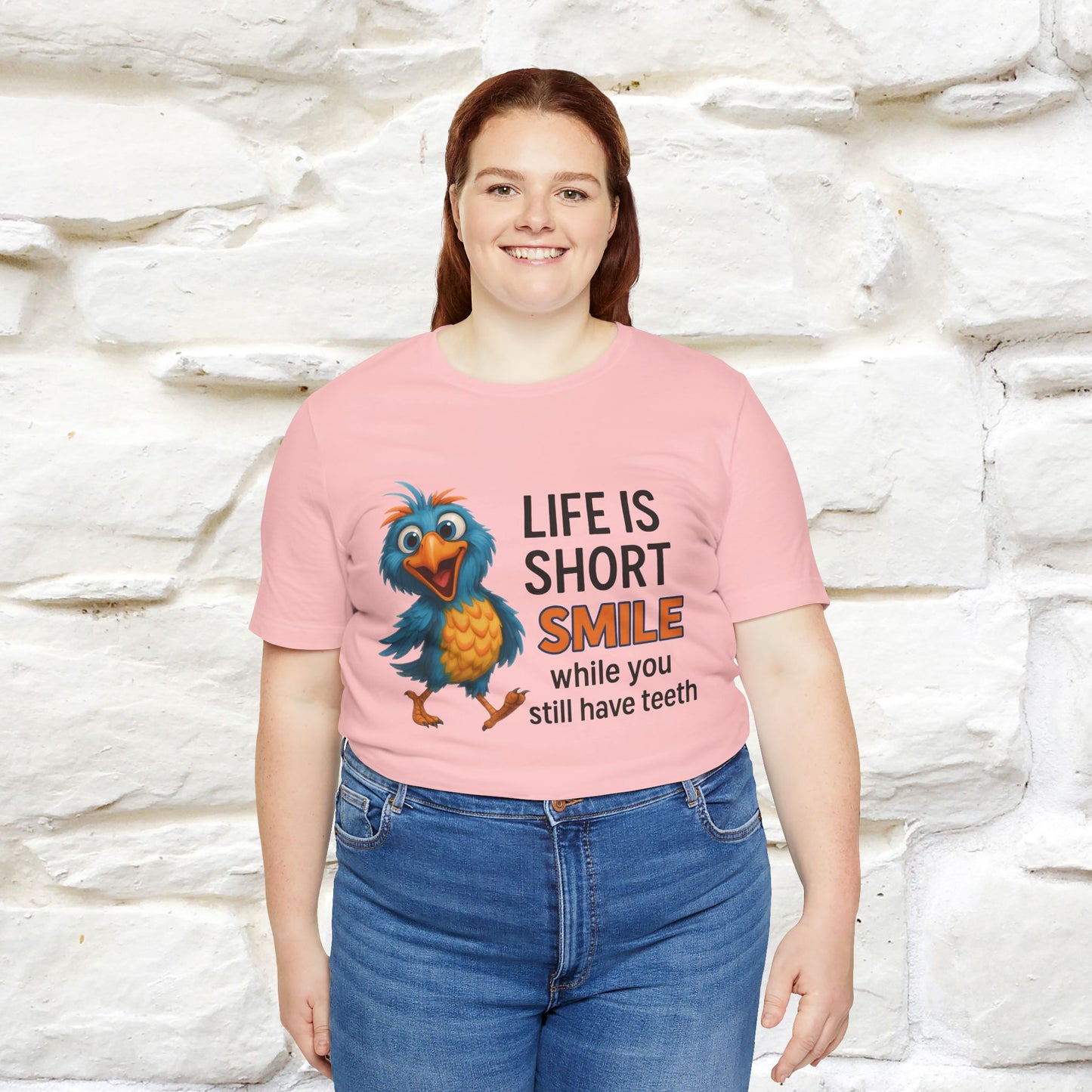 "Life Is Short Smile While ..." |Funny T-Shirt | Nunu&Miao Studio