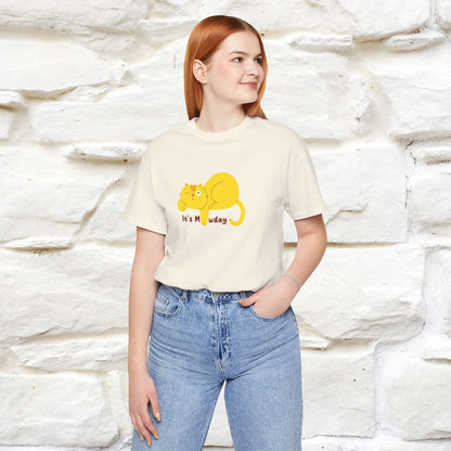 "It's Meawday" Cat T-shirt | Front & Back Design | Nunu&Miao Studio - Nunu&Miao Studio