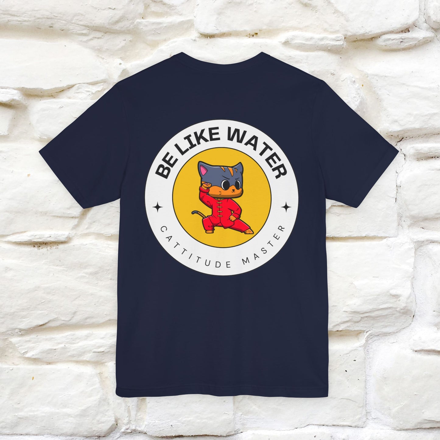 "Be Like Water: Cattitude Master | Cat T-Shirt |Nunu&Miao Studio