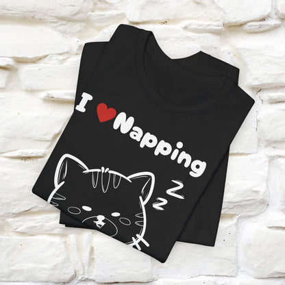 "I Love Napping" Cat T-Shirt for Men & Women | 100% Cotton* 🐾