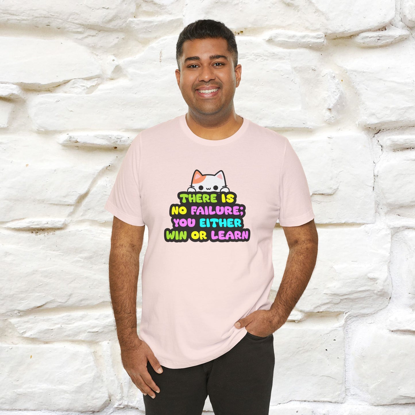 "There Is No Failure: You Either Win Or Learn" T-Shirt  | Nunu&Miao Studio - Nunu&Miao Studio