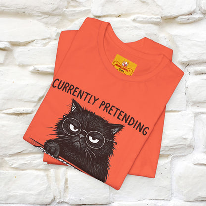 "Currently Pretending To Be Productive" |Cat T-Shirt | Nunu&Miao Studio