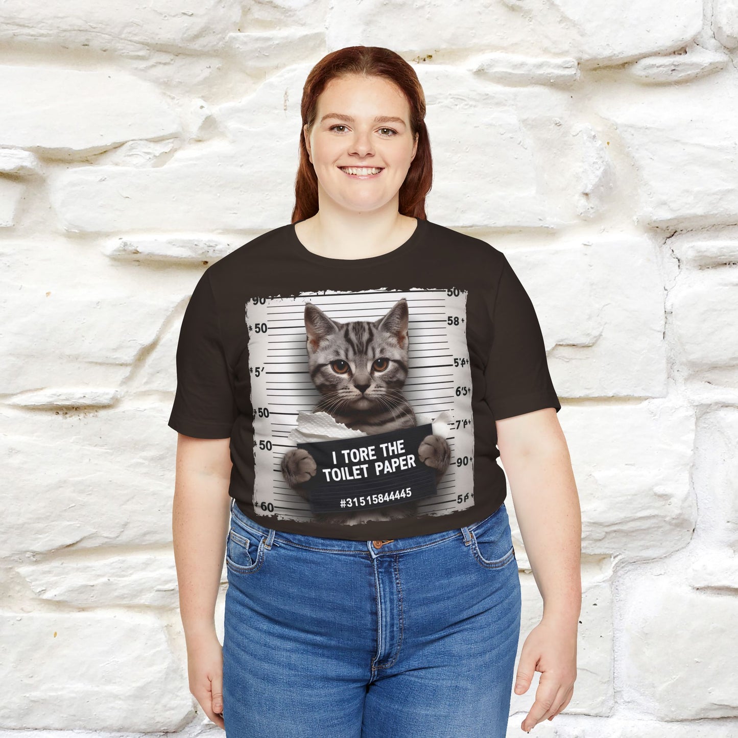 I Tore The Toilet Paper Cat T-Shirt for Men & Women | 100% Cotton*