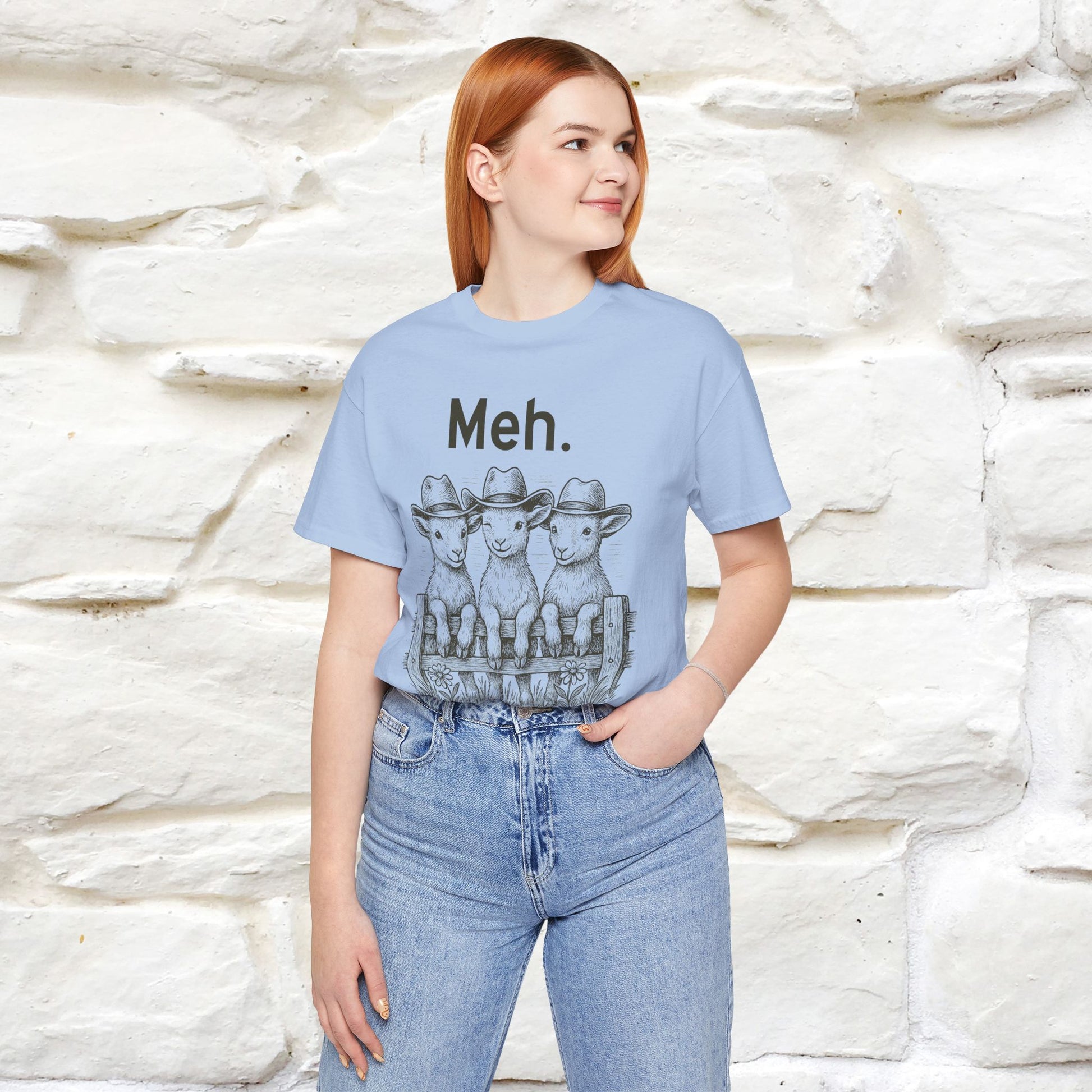 "Meh" Cute T-shirt |Nunu&Miao Studio - Nunu&Miao Studio