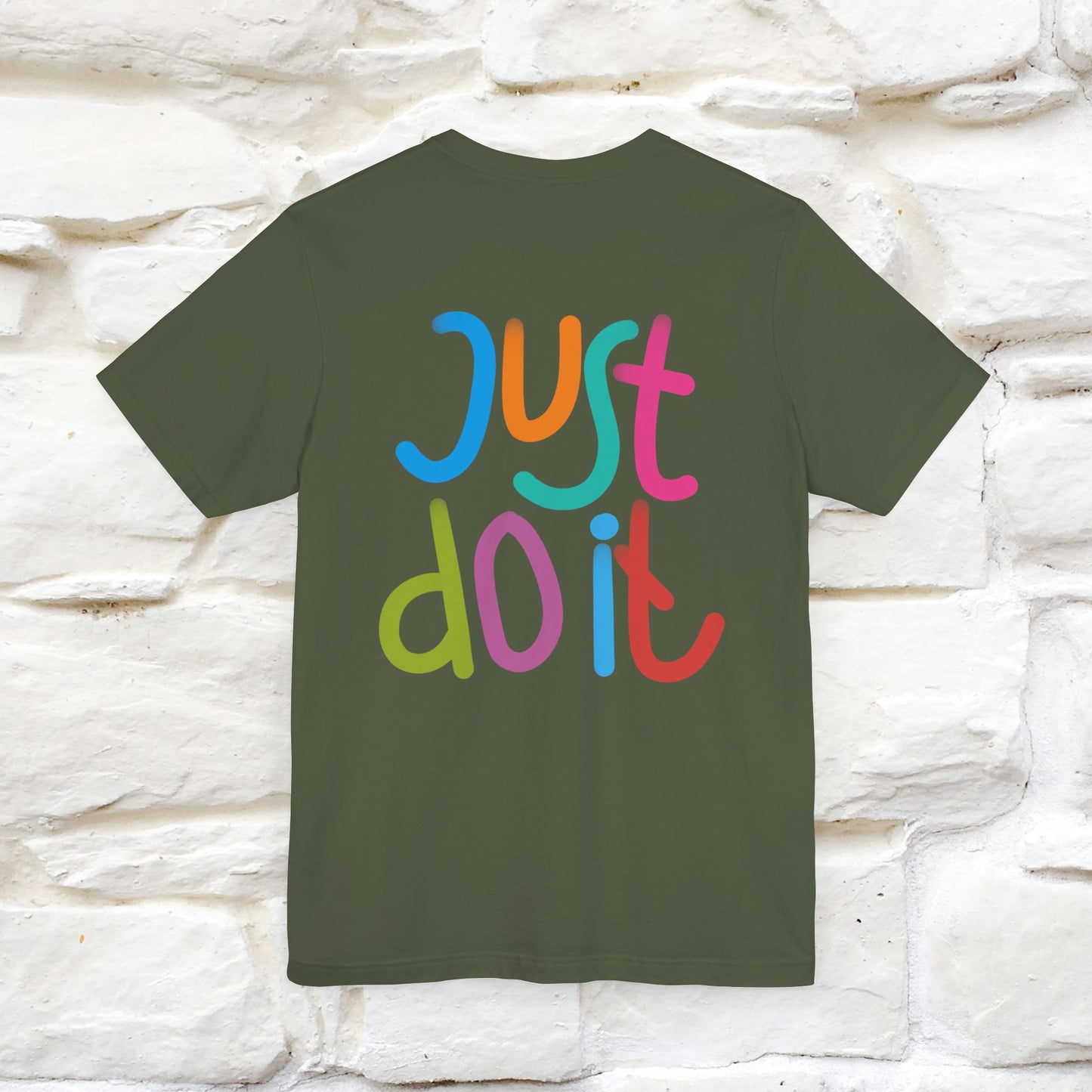 "Yes, Just Do It" Cat T-Shirt for Men & Women | Front & Back Design | 100% Cotton* 🐾