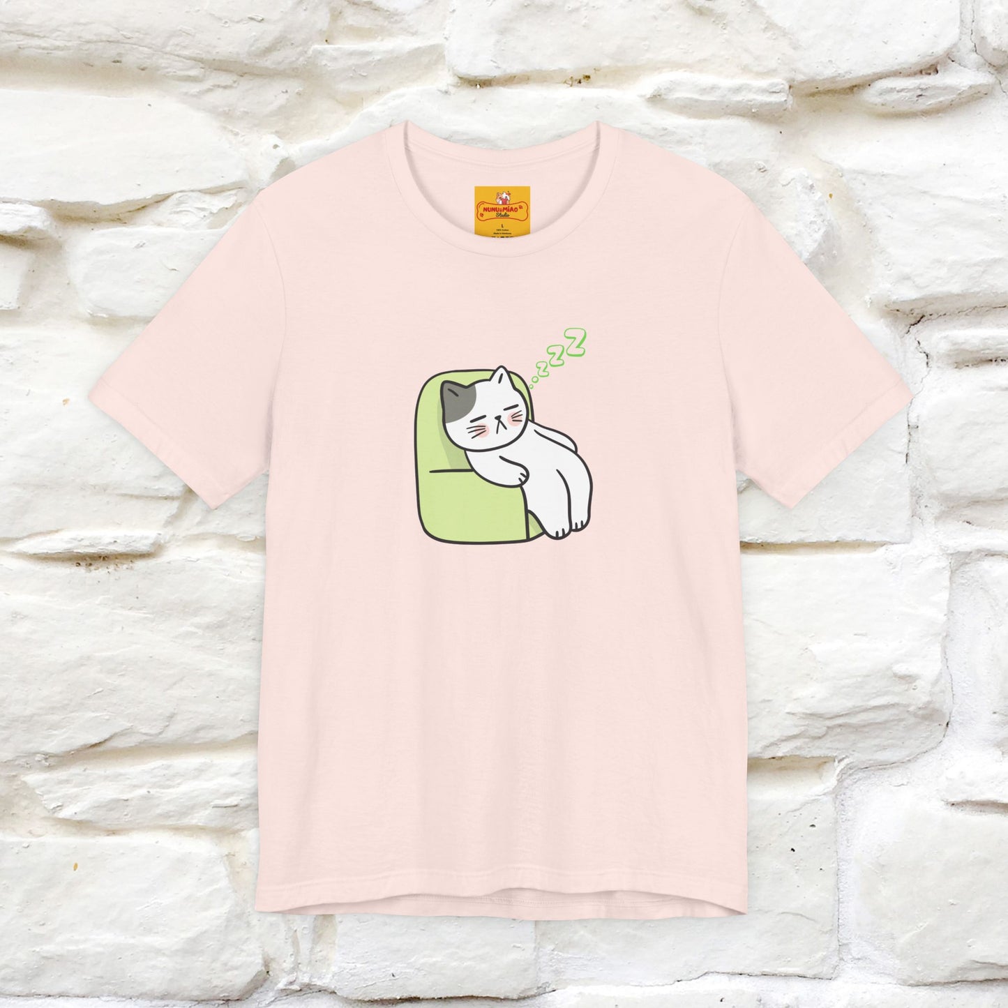 "Keep going… the couch isn’t going to nap on itself." Cat T-Shirt| Front & Back Design | Nunu&Miao Studio