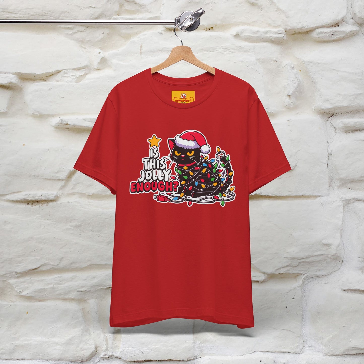 “Is This Jolly Enough?” | Cat T-Shirt | Nunu&Miao Studio