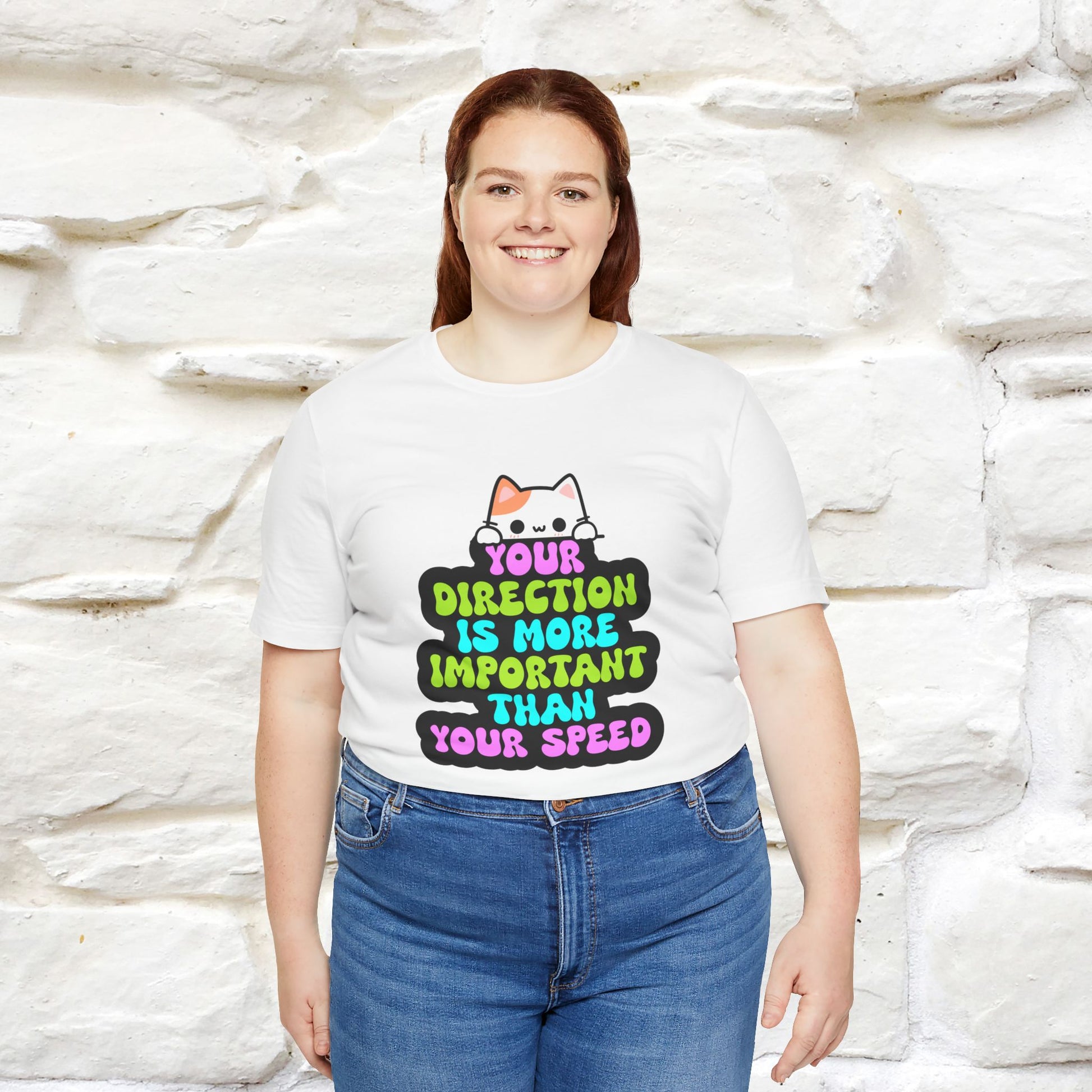 "Your Direction Is More ..." |  Cat T-shirt | Nunu&Miao Studio - Nunu&Miao Studio