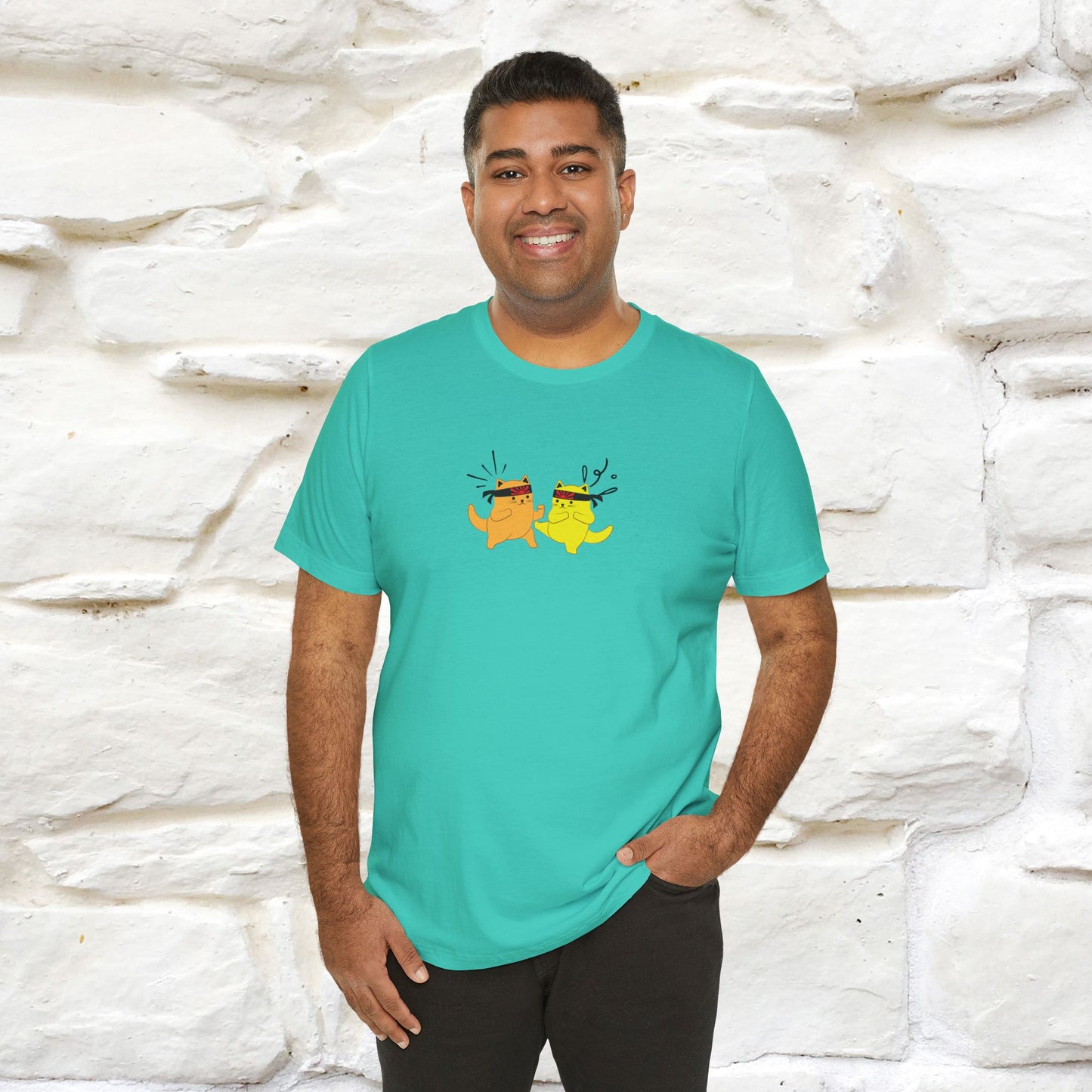 "You Have the Power to Protect Your Peace" Cat T-Shirt| Front & Back Design | Nunu&Miao Studio