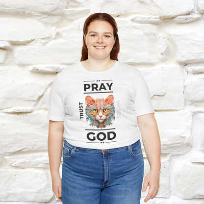 Pray, God, Trust, Work T-Shirt for Men & Women | 100% Cotton* Inspirational Tee