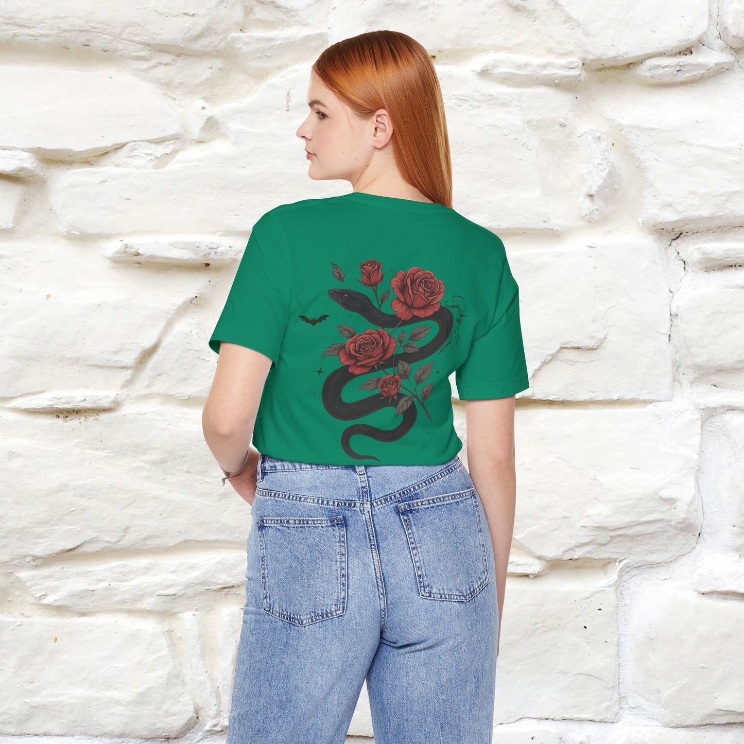 "The Rose and The Snake " Halloween T-shirt |Nunu&Miao Studio