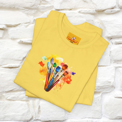 "Il Pittore'' Cat T-Shirt Front and Back Design | Nunu&Miao Studio