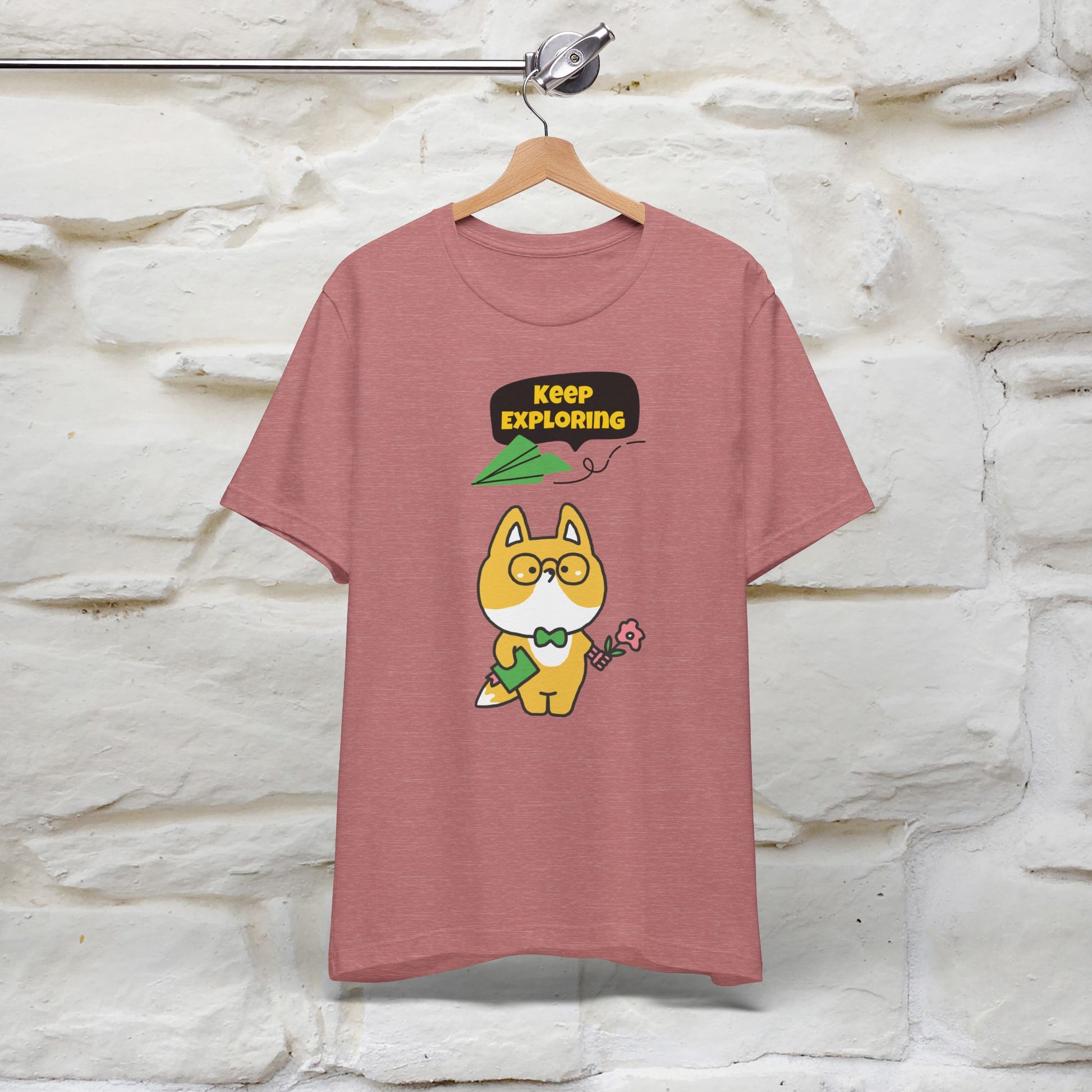 Keep Exploring T-Shirt for Men | 100% Cotton* Adventure Tee - Nunu&Miao Studio