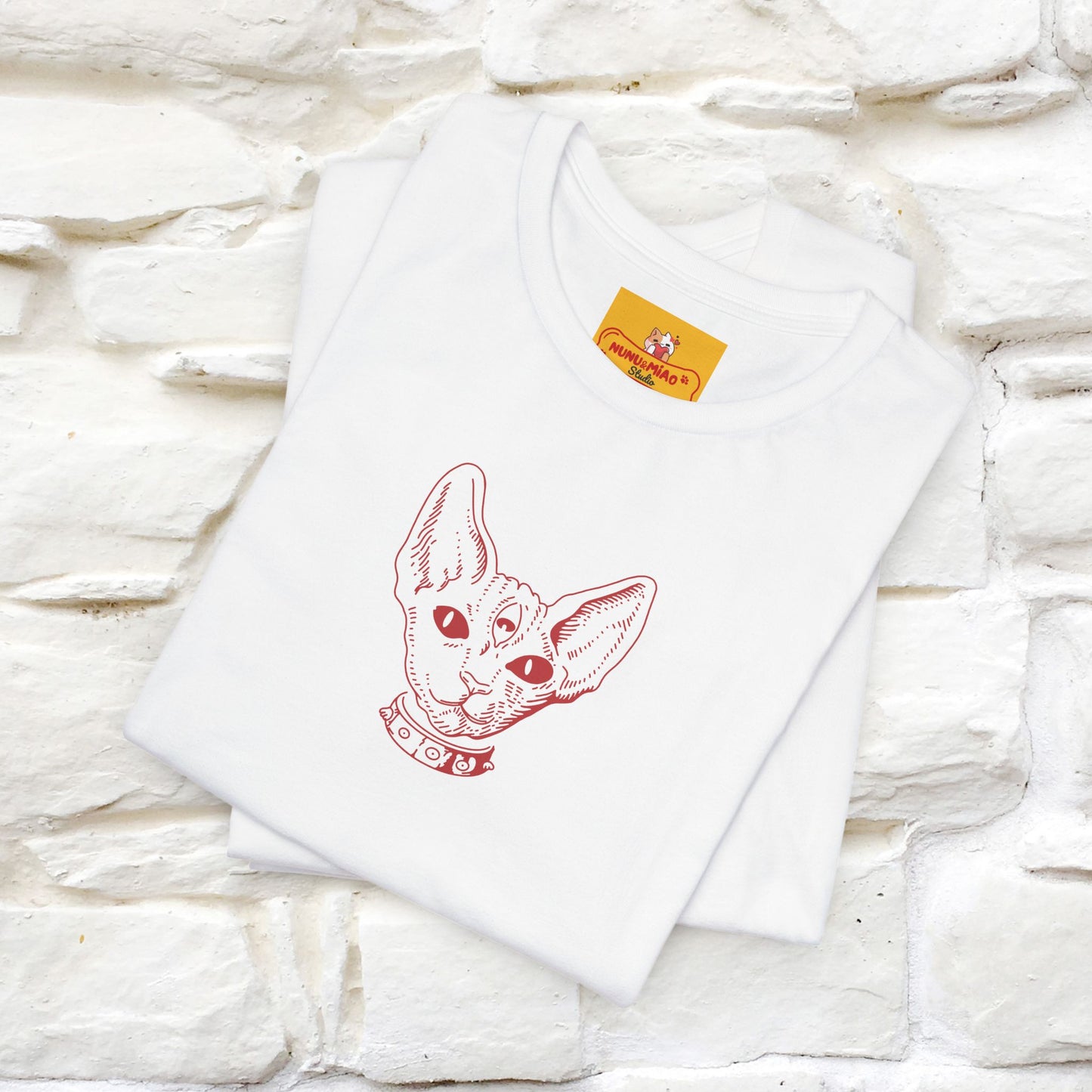 ''Illusion'' Cat T-Shirt Front and Back Design | Nunu&Miao Studio