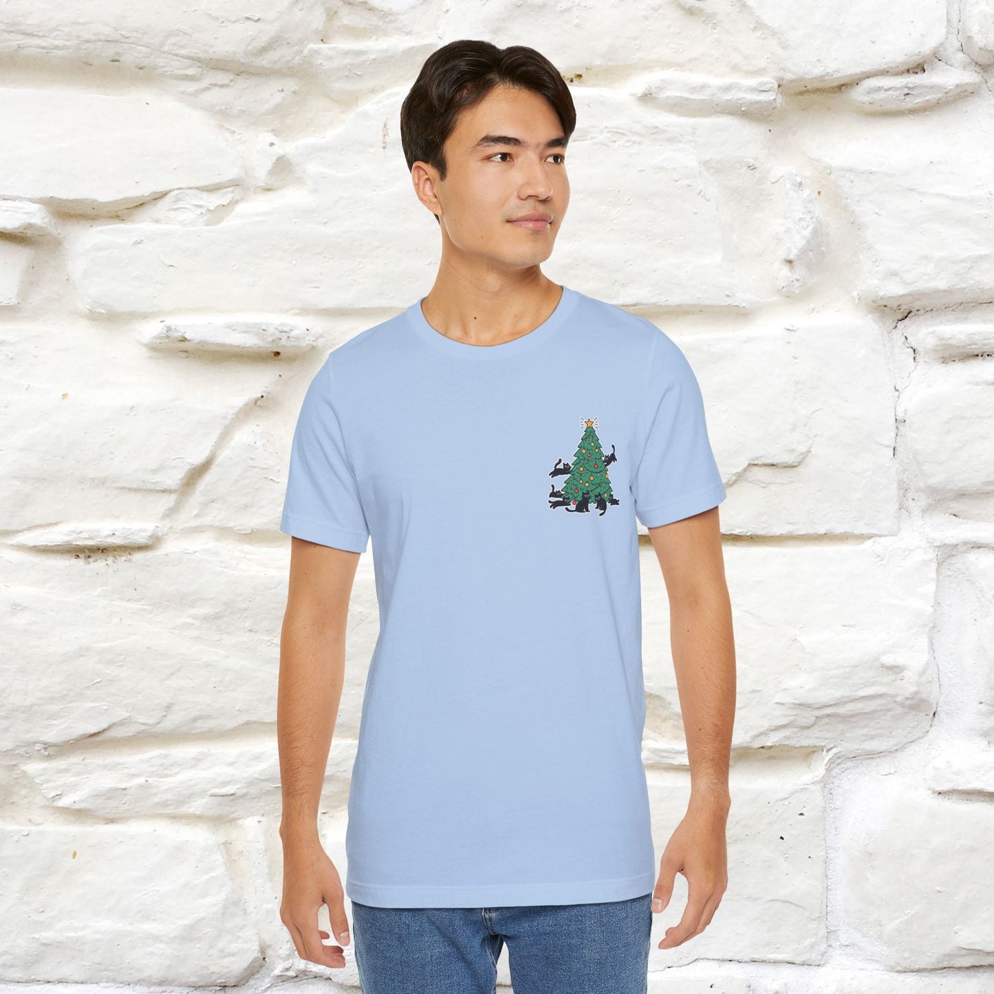 “Cat Christmas Tree” | Cat T-Shirt | Nunu&Miao Studio