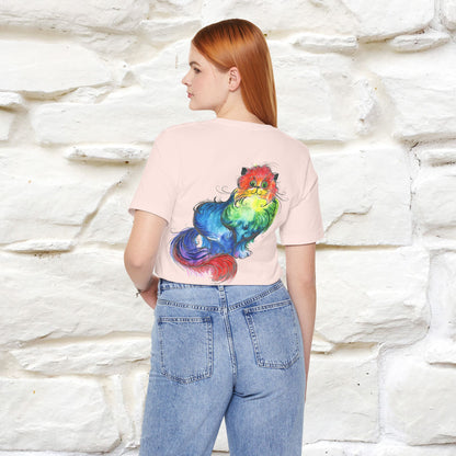 "Il Pittore'' Cat T-Shirt Front and Back Design | Nunu&Miao Studio
